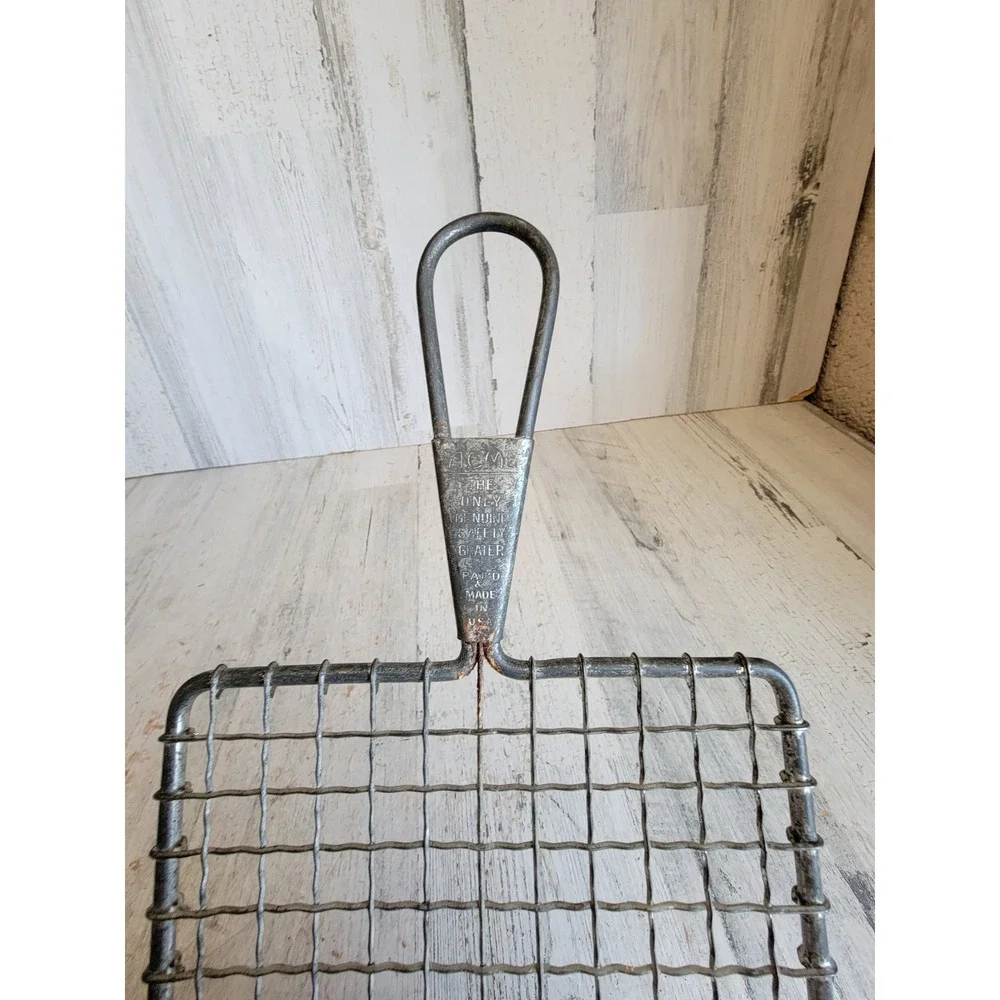 Acme Grater‎ vintage metal kitchen cooking tool unique home decor